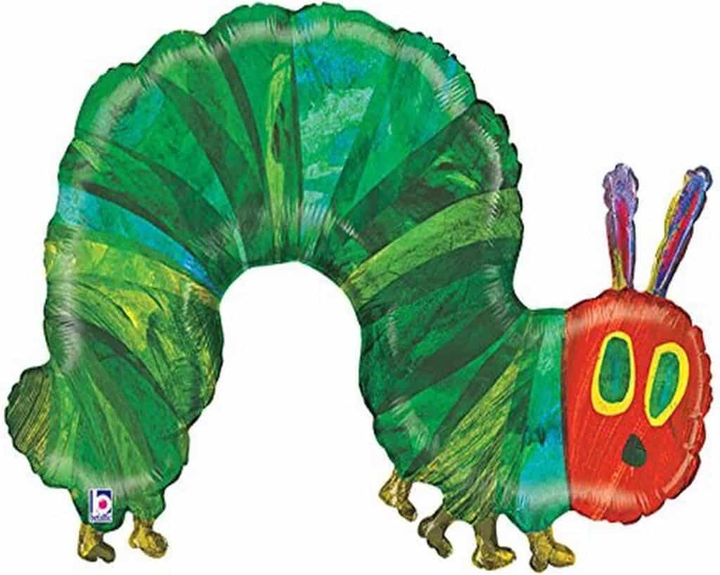 Hungry caterpillar party balloon