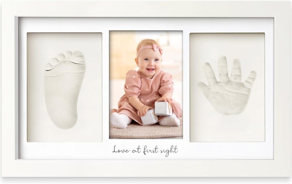 Keepsake gift hand and footprint kit