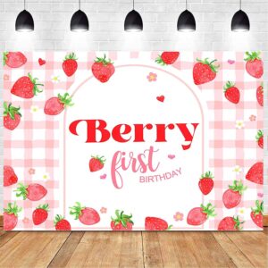 Berry first birthday party decorations