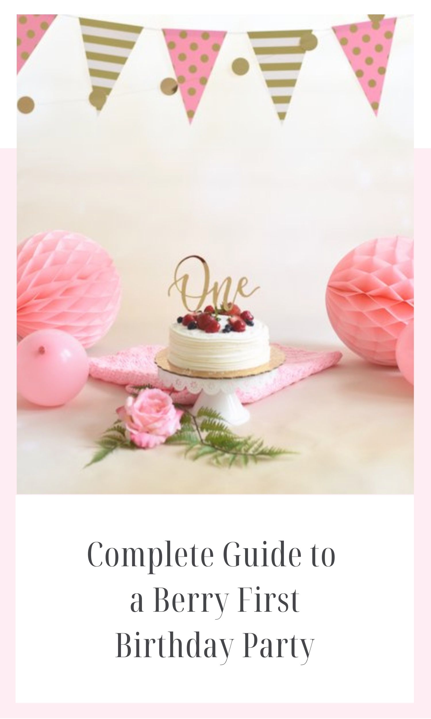 Complete Guide to a Berry First Birthday Party